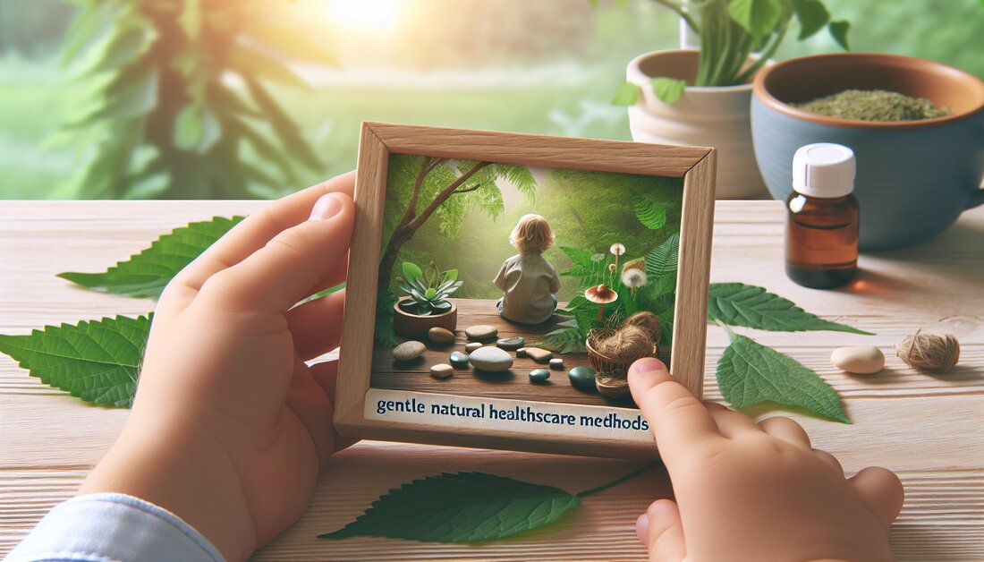 "Entdeckt, wie Naturheilkunde Kindern helfen kann! Von Grundprinzipien bis hin zu sicherer Anwendung - ein Guide für Eltern. 🌿👶"