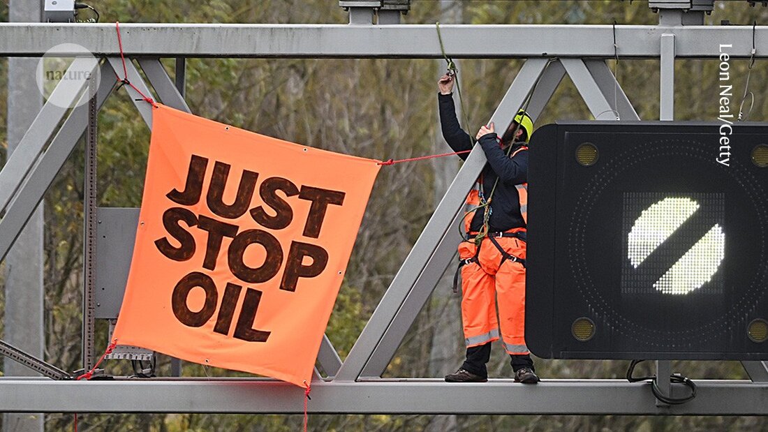 Eine Studie analysiert die Auswirkungen disruptiver Klima-Proteste auf die öffentliche Unterstützung konventioneller Umweltgruppen in Großbritannien.