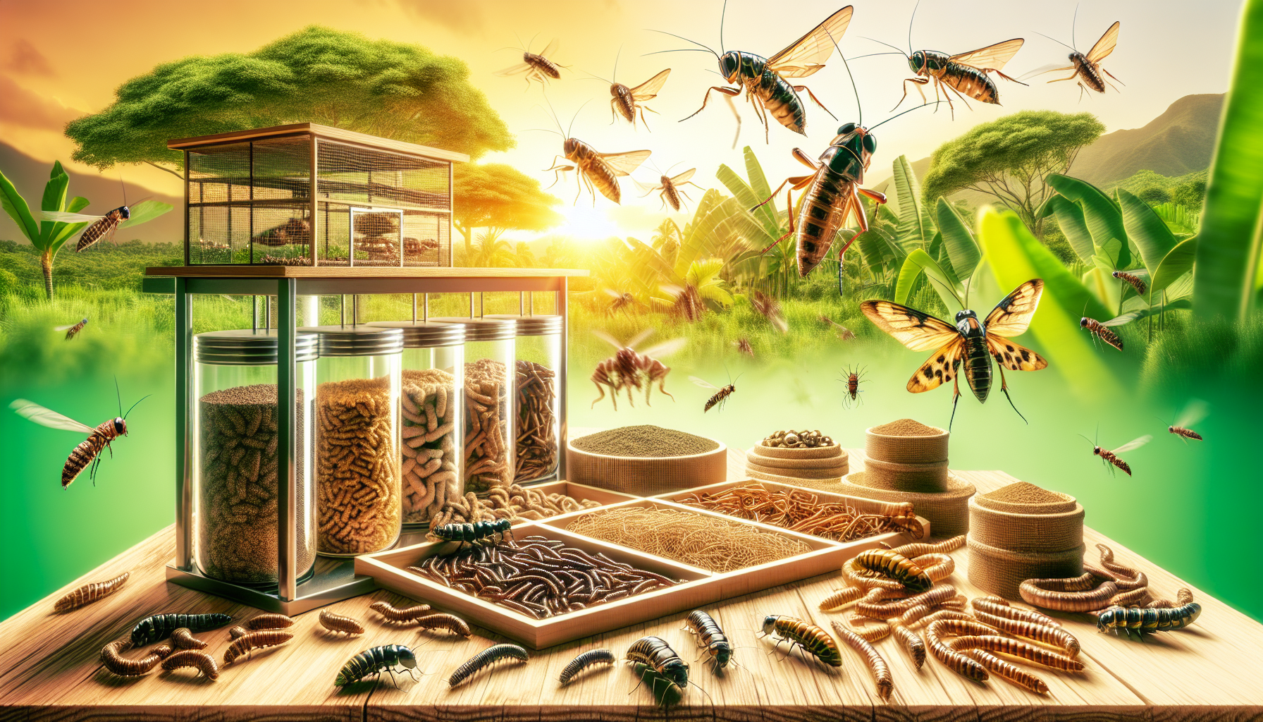 Das Potenzial von Insekten als nachhaltige Proteinquellen erschließen