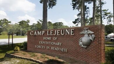 Rund eine Million ehemalige Veteranen und ihre Familienangehörigen haben schwere negative Gesundheitsschäden erlitten, nachdem sie während ihrer Stationierung im Camp Lejeune in Jacksonville, North Carolina, kontaminiertem Wasser ausgesetzt waren (Aktenfoto).