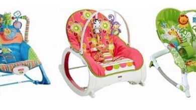 Fisher-Price-Wippen von Säuglingen bis Kleinkindern (links und Mitte) und Fisher-Price-Wippen von Neugeborenen bis Kleinkindern (rechts) wurden von der Consumer Product Safety Commission gewarnt, nachdem sie in den letzten 12 Jahren mit 14 Todesfällen in Verbindung gebracht wurden