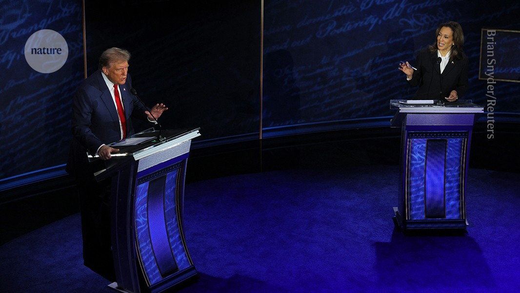 US-Wahlkampfdebatte: Harris und Trump äußern sich zur Wissenschaft
